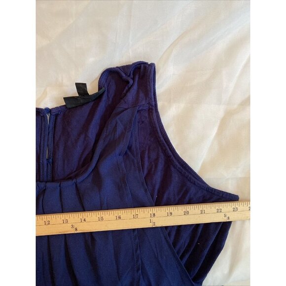 Chelsea Studio Jumpsuit 1pc Women’s Large‎ Romper Sleeveless Blue Long Pants - Picture 5 of 6